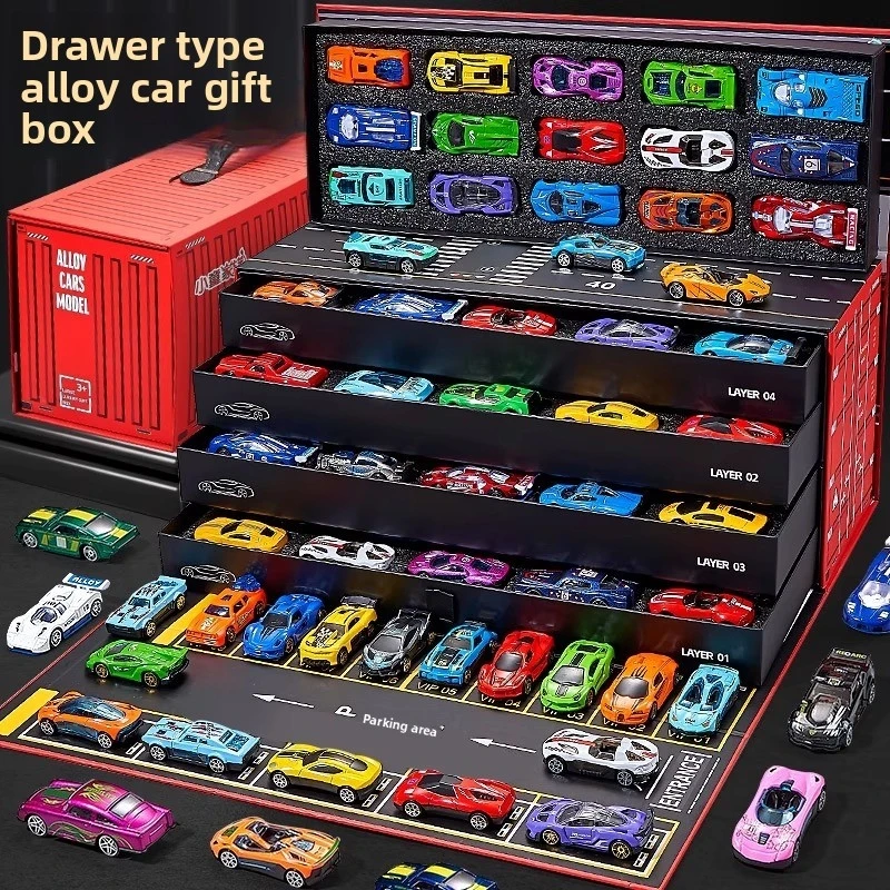 48pcs High-end gift box simulated parking lot 48 inertial car alloy set container gift box birthday present birthday gift
48pcs High-end gift box simulated parking lot 48 inertial car alloy set container gift box birthday present birthday gift