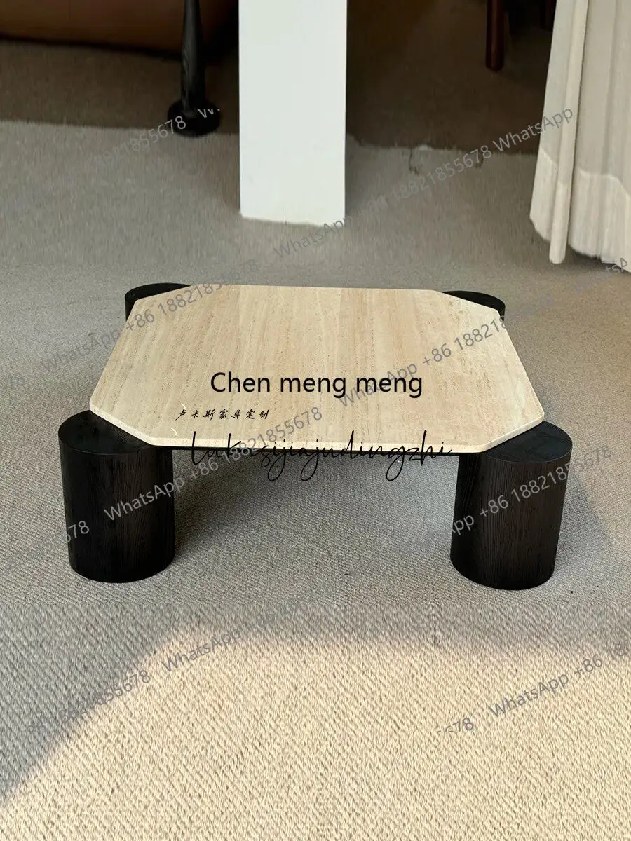 Medieval minimalist travertine countertop coffee table living room, light luxury coffee table, high-end homestay tea table
Medieval minimalist travertine countertop coffee table living room, light luxury coffee table, high-end homestay tea table