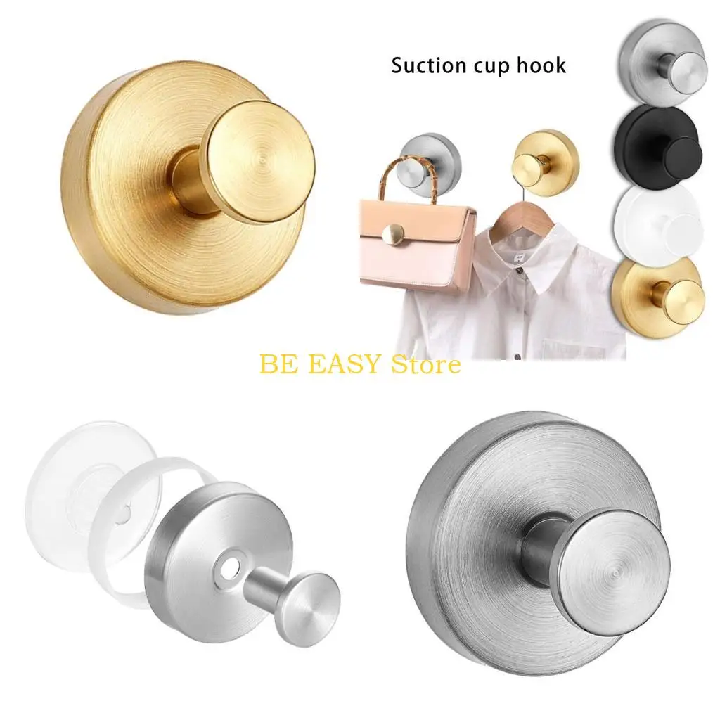 E28F Multipurpose Stainless Steel Hooks Portable for Wall Mounting No Drilling Needed Sturdy Hold for Bath Accessories
E28F Multipurpose Stainless Steel Hooks Portable for Wall Mounting No Drilling Needed Sturdy Hold for Bath Accessories