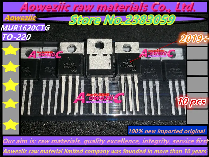 Aoweziic 2019+ 100% New Imported Original MUR1620CTG U1620G TO-220 fast recovery diode 200V 16A
Aoweziic 2019+ 100% New Imported Original MUR1620CTG U1620G TO-220 fast recovery diode 200V 16A