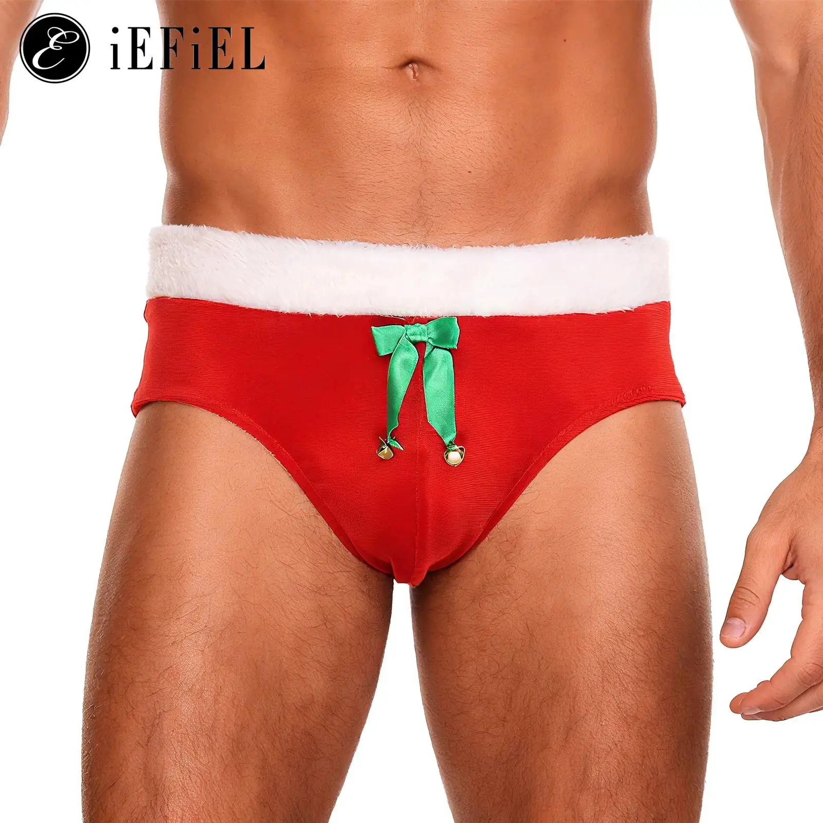 Men Christmas Panties Faux Fur Waistband Velvet Jingle Bell Triangle Brief Xmas Theme Lingerie Underwear Panty
Men Christmas Panties Faux Fur Waistband Velvet Jingle Bell Triangle Brief Xmas Theme Lingerie Underwear Panty