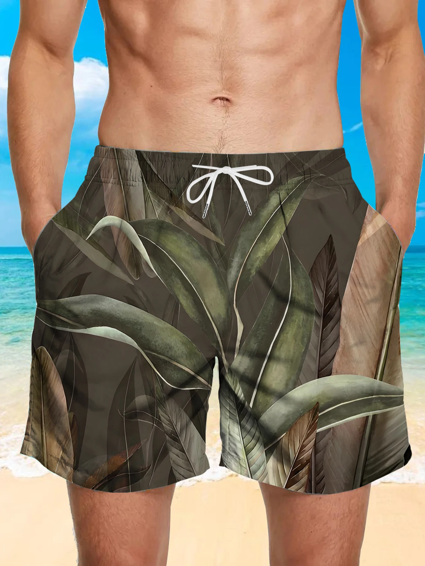 Plus Size Men Digital Printed Shorts Full Print Quick Dry Polyester Beach Trunks
Plus Size Men Digital Printed Shorts Full Print Quick Dry Polyester Beach Trunks