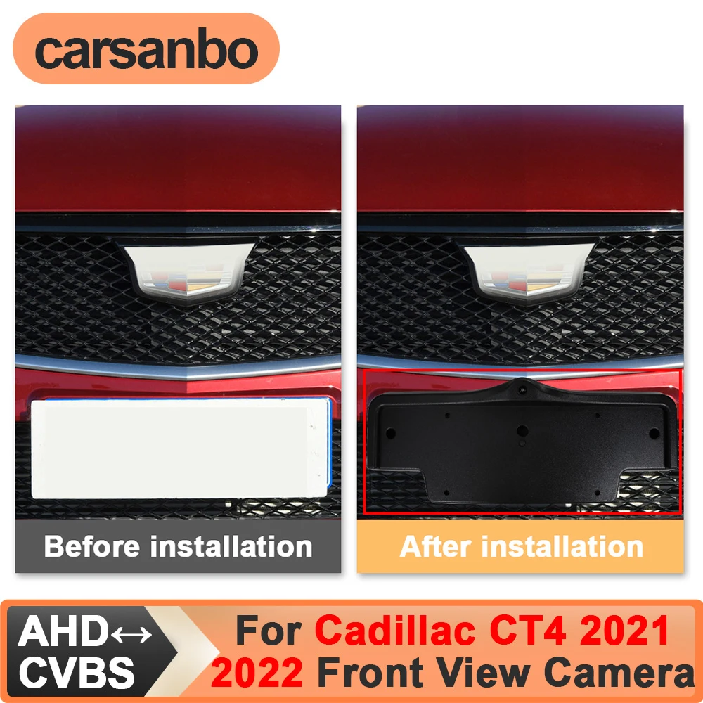 Carsanbo For Cadillac CT4 2021 2022 License Plate Front View Car Camera CVBS AHD Switch 150° Night Vision Fisheye Len Waterproof
Carsanbo For Cadillac CT4 2021 2022 License Plate Front View Car Camera CVBS AHD Switch 150° Night Vision Fisheye Len Waterproof