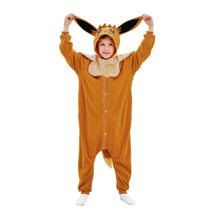 Eeveee Onesies Cartoon Kigurumi Kids Pajamas Cosplay Costum For Christmas Warmable Sleepwear Anime Homewear Pijamas
Eeveee Onesies Cartoon Kigurumi Kids Pajamas Cosplay Costum For Christmas Warmable Sleepwear Anime Homewear Pijamas