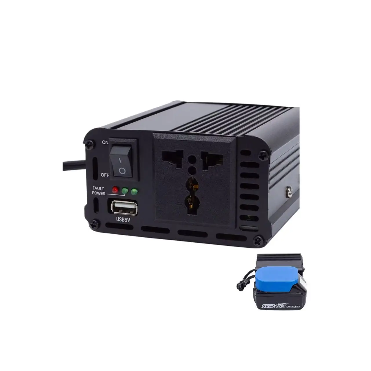 200W Electronic Product power Generator Inverter For Makita Inverter 18v Lithium battery use (Not include battery)
200W Electronic Product power Generator Inverter For Makita Inverter 18v Lithium battery use (Not include battery)