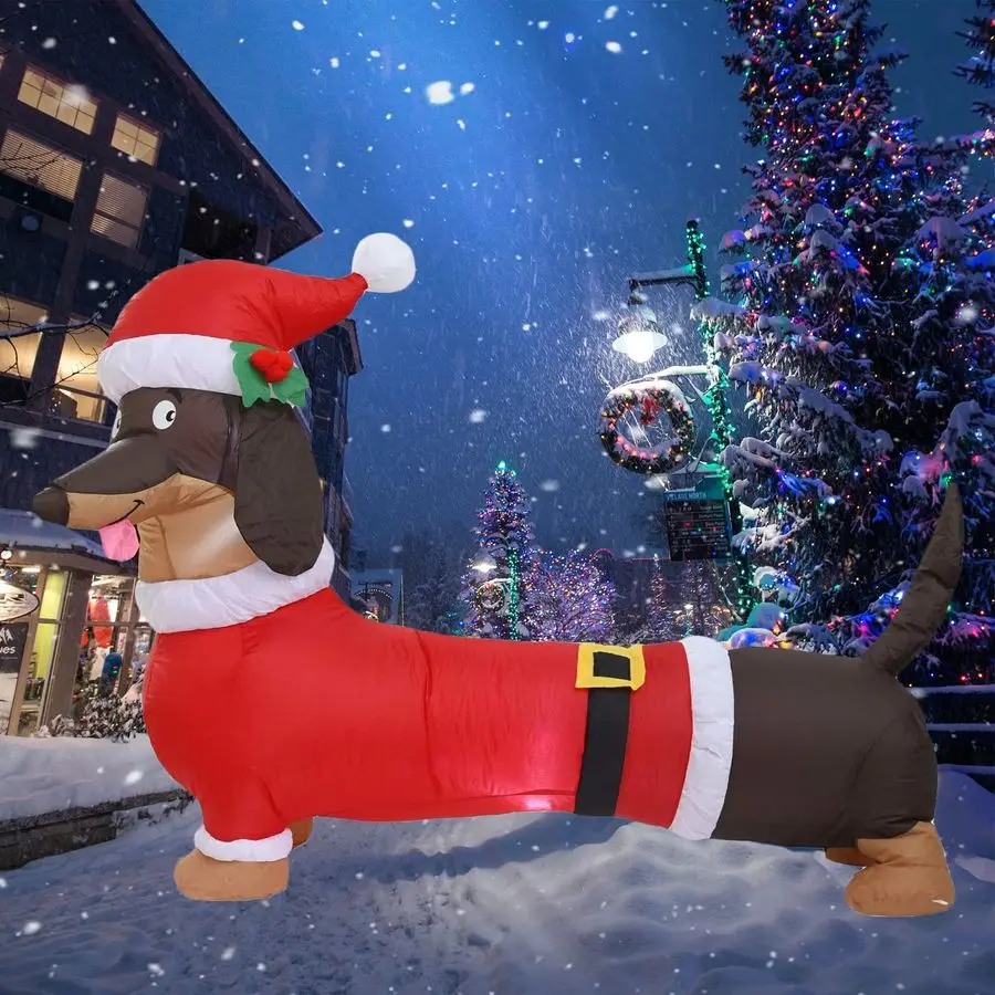 5FT L Christmas Inflatable Dachshund Dog with Buildin LED Lights, Blow up Dachshund Dog Inflatable Outdoor Decorations Party Yar
5FT L Christmas Inflatable Dachshund Dog with Buildin LED Lights, Blow up Dachshund Dog Inflatable Outdoor Decorations Party Yar