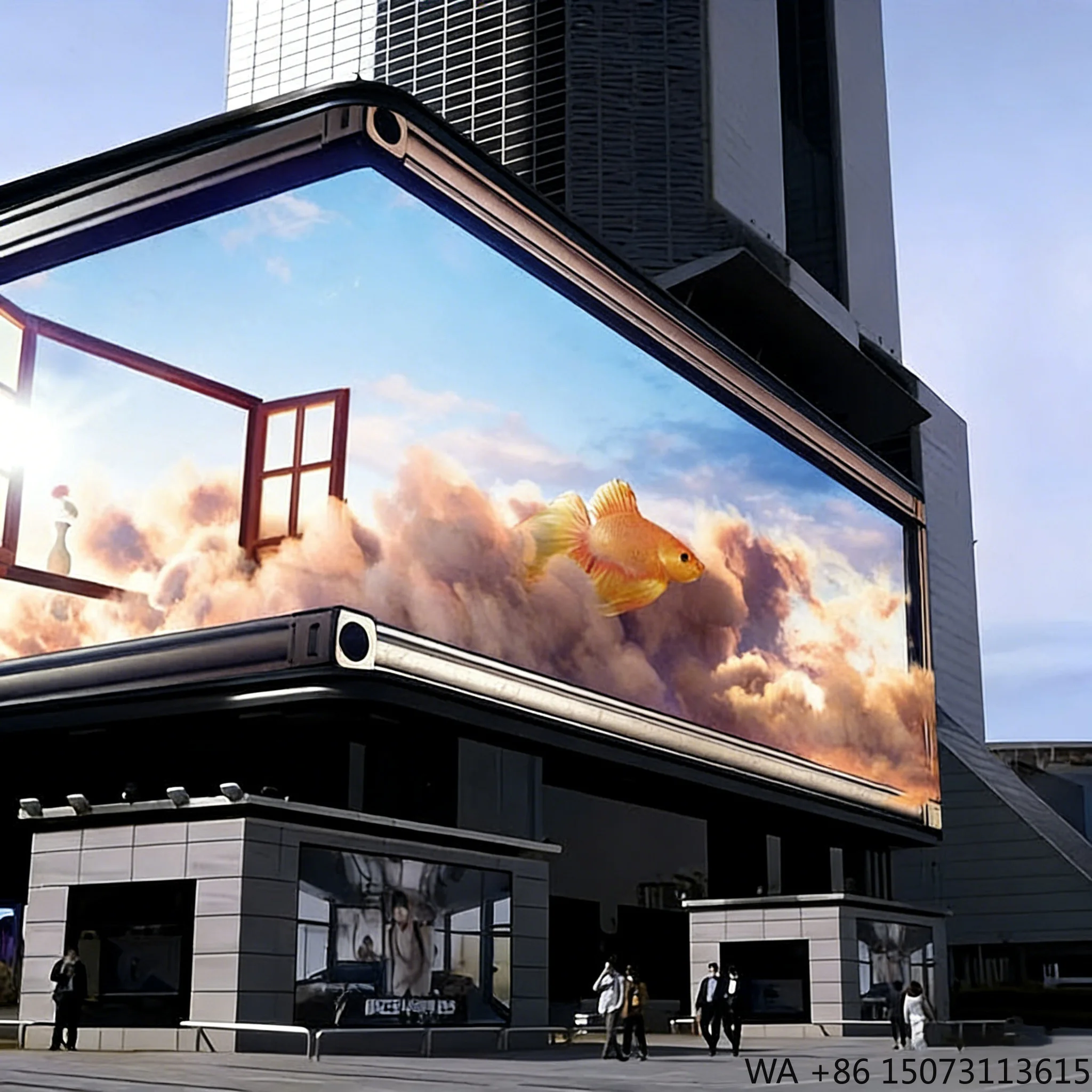 Уличный светодиодный рекламный дисплей P5/P6/P8/P10 с фиксированным креплением, водонепроницаемый, напрямую от производителя
Уличный светодиодный рекламный дисплей P5/P6/P8/P10 с фиксированным креплением, водонепроницаемый, напрямую от производителя