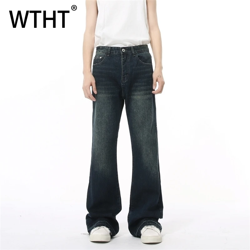 WTHT Vintage Men's Gradient Wash Loose Korean Style Denim Pants Fashion High-waisted Wide Leg Jeans Male 2025 Summer 2A0663
WTHT Vintage Men's Gradient Wash Loose Korean Style Denim Pants Fashion High-waisted Wide Leg Jeans Male 2025 Summer 2A0663