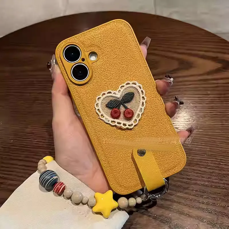 Корейский ретро-чехол для телефона с кружевом, вышивкой вишней и деревянными бусинами для iPhone 17 Pro Max, 16 Plus, 15, 14, 13, 12, 11
Корейский ретро-чехол для телефона с кружевом, вышивкой вишней и деревянными бусинами для iPhone 17 Pro Max, 16 Plus, 15, 14, 13, 12, 11