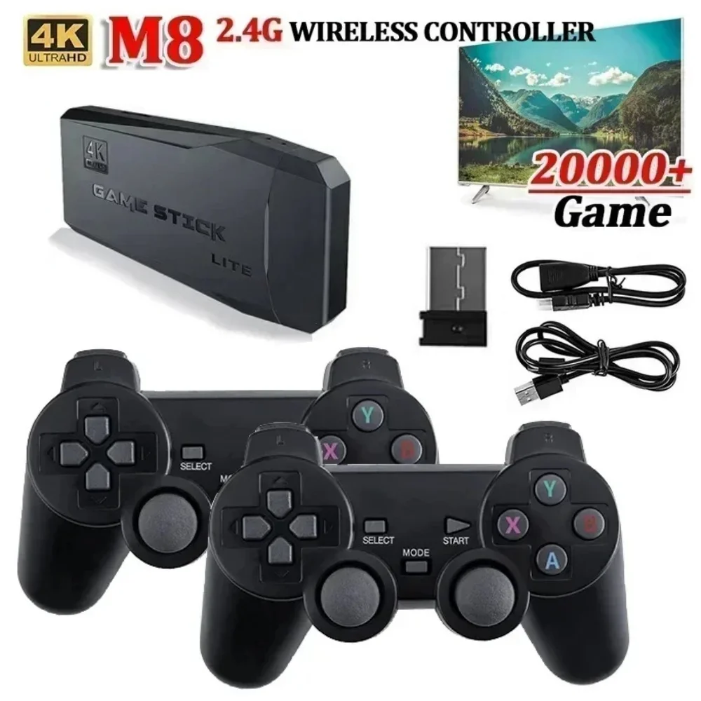 Video Game Console TV HD Game Stick 64GB 20000 Retro Games For PS1/GBA/MAME/SEGA Everdrive Save/Search/Adding For Children Gift
Video Game Console TV HD Game Stick 64GB 20000 Retro Games For PS1/GBA/MAME/SEGA Everdrive Save/Search/Adding For Children Gift
