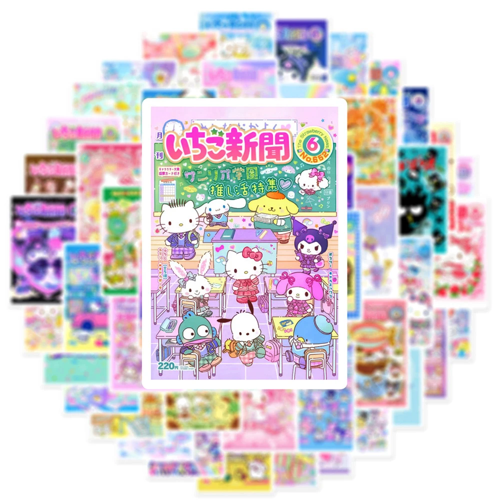 10/30/50pcs DIY Sanrio Anime Posters Stickers Cute Kuromi Cartoon Sticker Phone Guitar Diary Scrapbooking Fridge Kid Toys Decals
10/30/50pcs DIY Sanrio Anime Posters Stickers Cute Kuromi Cartoon Sticker Phone Guitar Diary Scrapbooking Fridge Kid Toys Decals