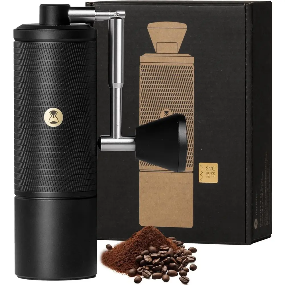 42mm Stainless Steel Burr Grinder with 48 Settings, Portable Manual Coffee Mill, 30g Capacity, Black
42mm Stainless Steel Burr Grinder with 48 Settings, Portable Manual Coffee Mill, 30g Capacity, Black
