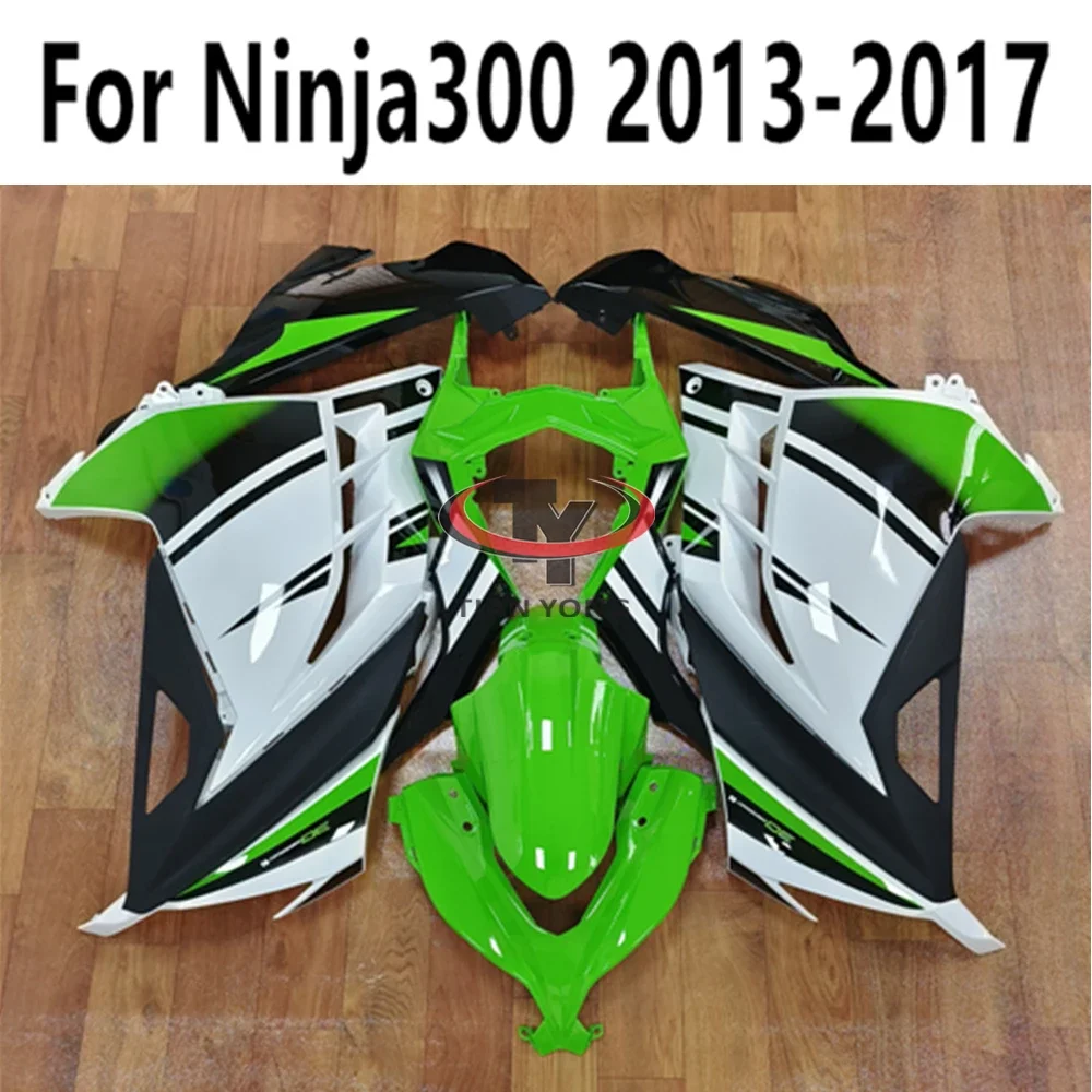 Bodywork Bright Green Gradient Black White Cowling Full Fairing Kit For Ninja300 2013-2014-2015-2016-2017 Fit Ninja 300
Bodywork Bright Green Gradient Black White Cowling Full Fairing Kit For Ninja300 2013-2014-2015-2016-2017 Fit Ninja 300