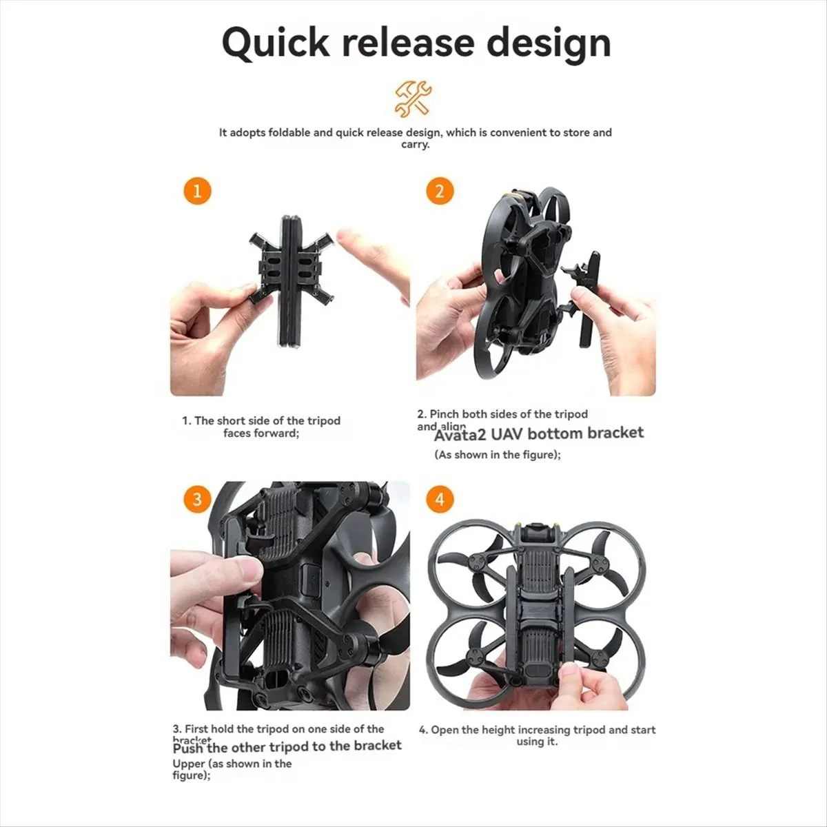 Запасные шасси STARTRC для DJI Avata 2, увеличенная высота над землей 22 мм, безопасная посадка, предотвращение падений и ударов, защита от повреждений.
Запасные шасси STARTRC для DJI Avata 2, увеличенная высота над землей 22 мм, безопасная посадка, предотвращение падений и ударов, защита от повреждений.