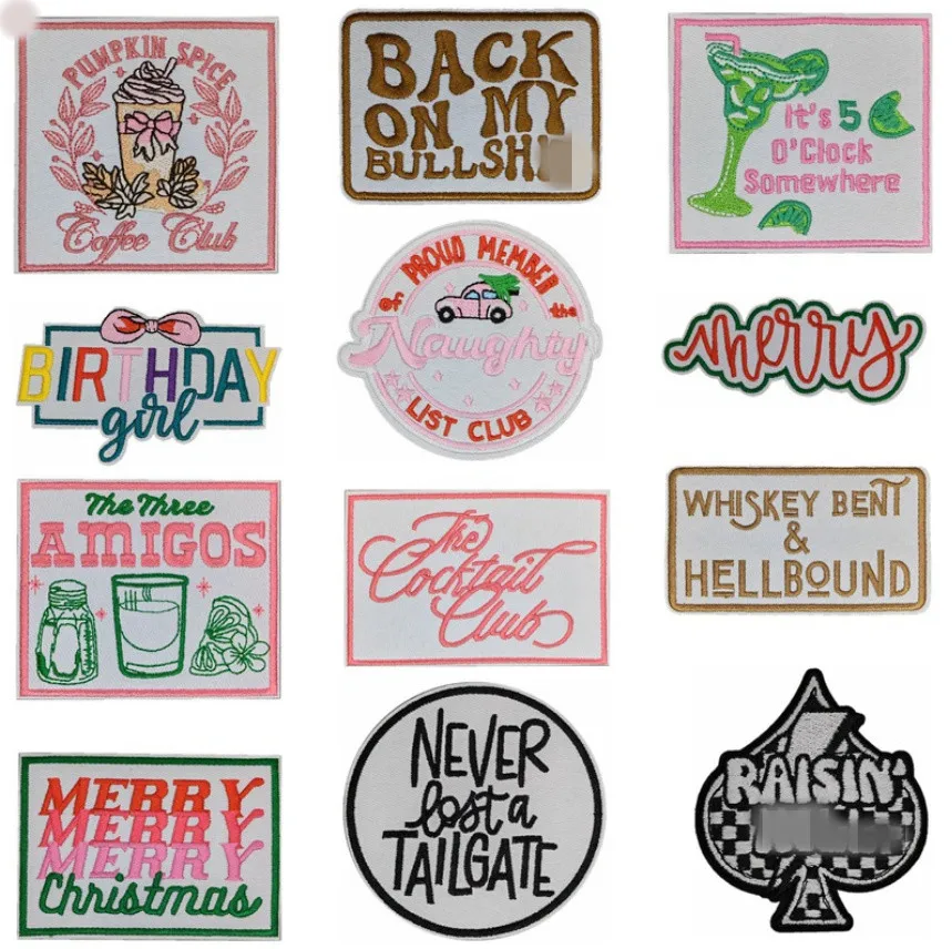10 Pcs Fashion Badges Embroidered Patches Iron On Clothing Hat Bag Shoe Repair Material Phone Gift Box Decor DIY Accessory
10 Pcs Fashion Badges Embroidered Patches Iron On Clothing Hat Bag Shoe Repair Material Phone Gift Box Decor DIY Accessory