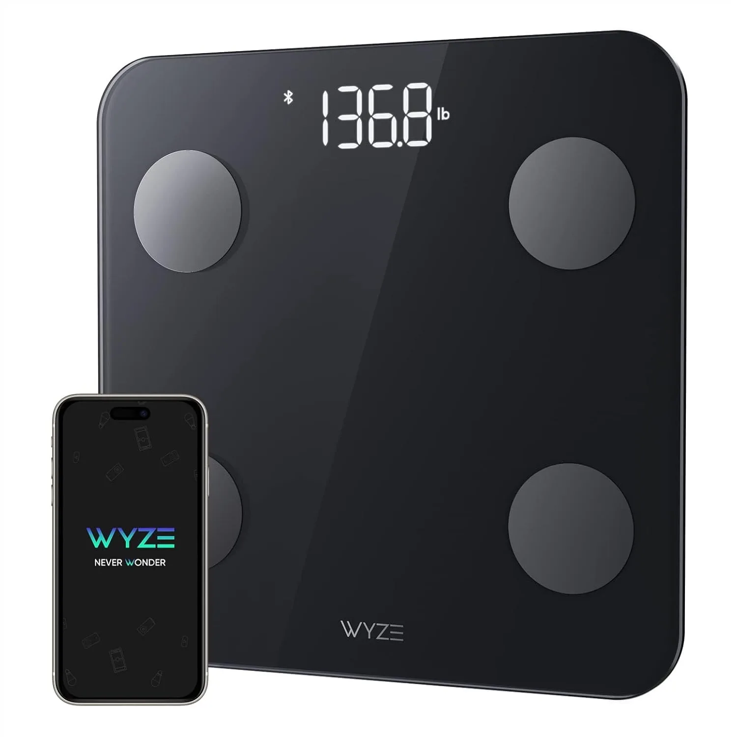 Digital Bathroom Scale for Body Weight, Body Fat, BMI, Muscle, Heart Rate, Body Composition Analyzer with App, Bluetooth, 400 lb
Digital Bathroom Scale for Body Weight, Body Fat, BMI, Muscle, Heart Rate, Body Composition Analyzer with App, Bluetooth, 400 lb