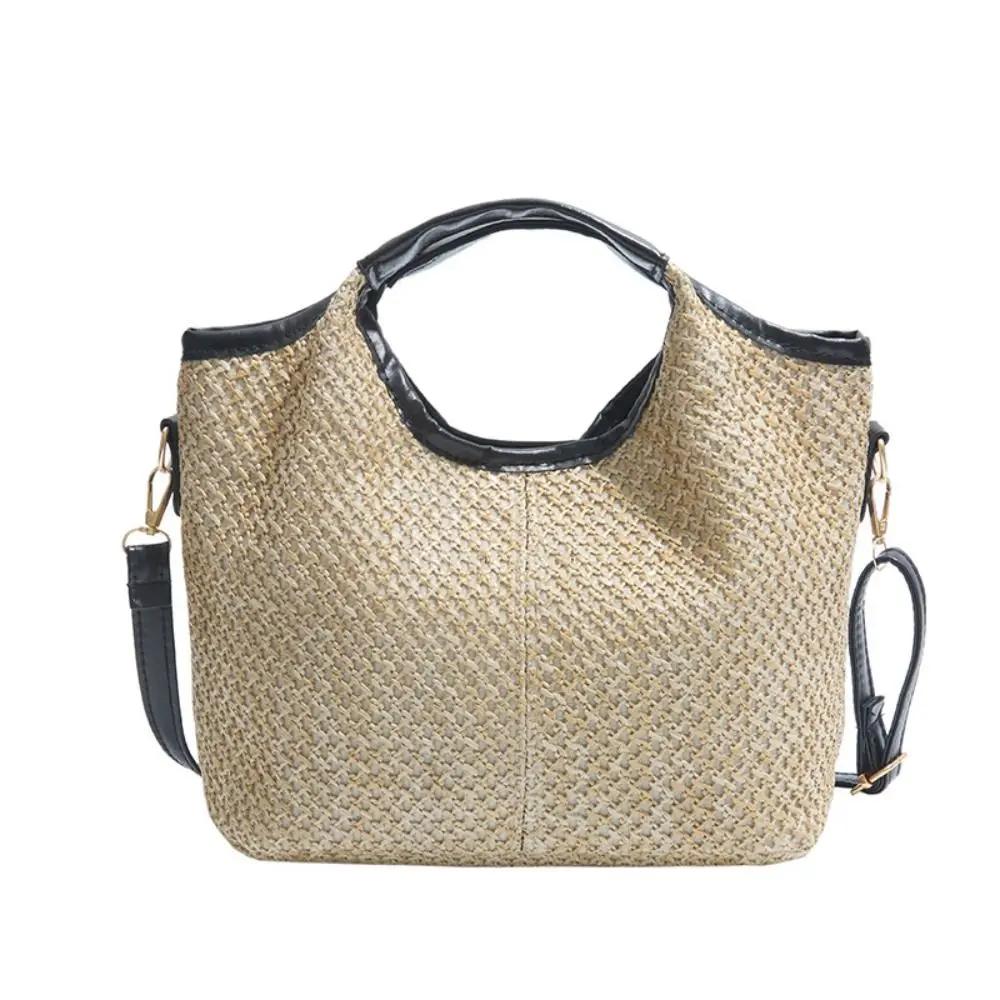 Beach Handbag Weave Straw Bag Large Capacity Hollow Tote Bag Vegetable Basket Crossbody Bohemian Style Raffia Shoulder Bag Girls
Beach Handbag Weave Straw Bag Large Capacity Hollow Tote Bag Vegetable Basket Crossbody Bohemian Style Raffia Shoulder Bag Girls