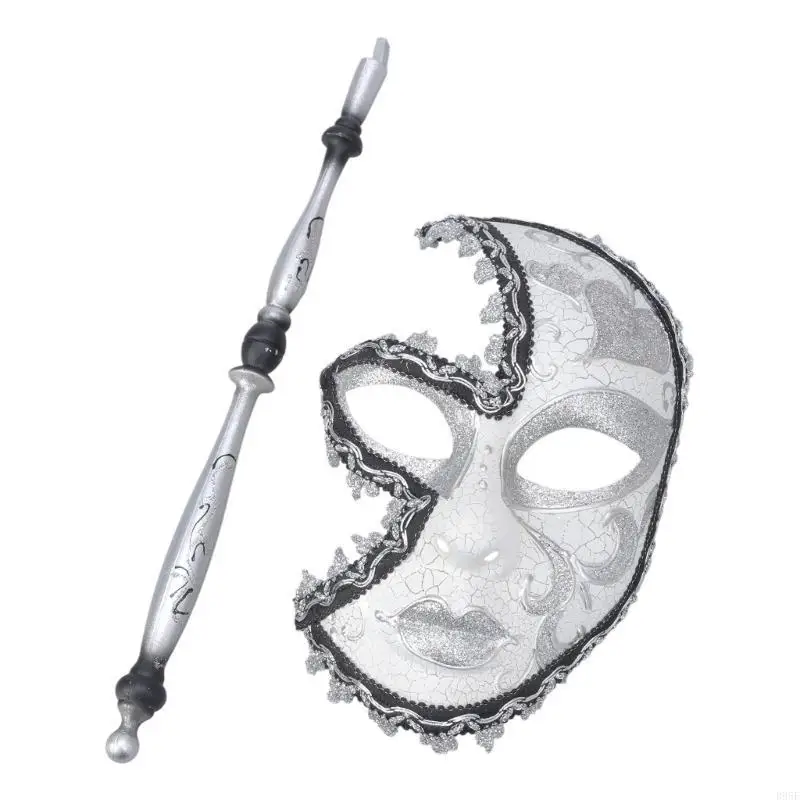 B95F Halloween Mask with Holding Masquerade Mask Party Mask Mardi Gras Mask Venetians Mask for Carnivals
B95F Halloween Mask with Holding Masquerade Mask Party Mask Mardi Gras Mask Venetians Mask for Carnivals