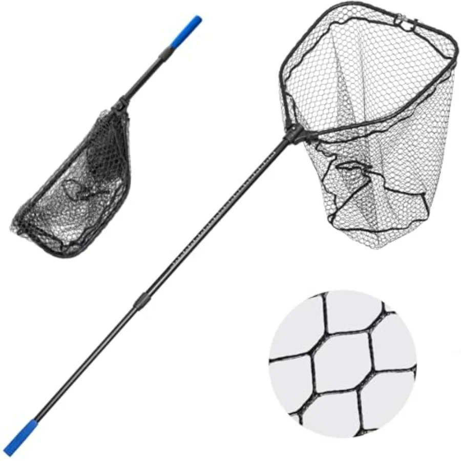 Long Collapsible Landing Net, Large Fishing Net with Telescoping Handle, Foldable, Extendable, Lightweight and Strong, Fish Net
Long Collapsible Landing Net, Large Fishing Net with Telescoping Handle, Foldable, Extendable, Lightweight and Strong, Fish Net