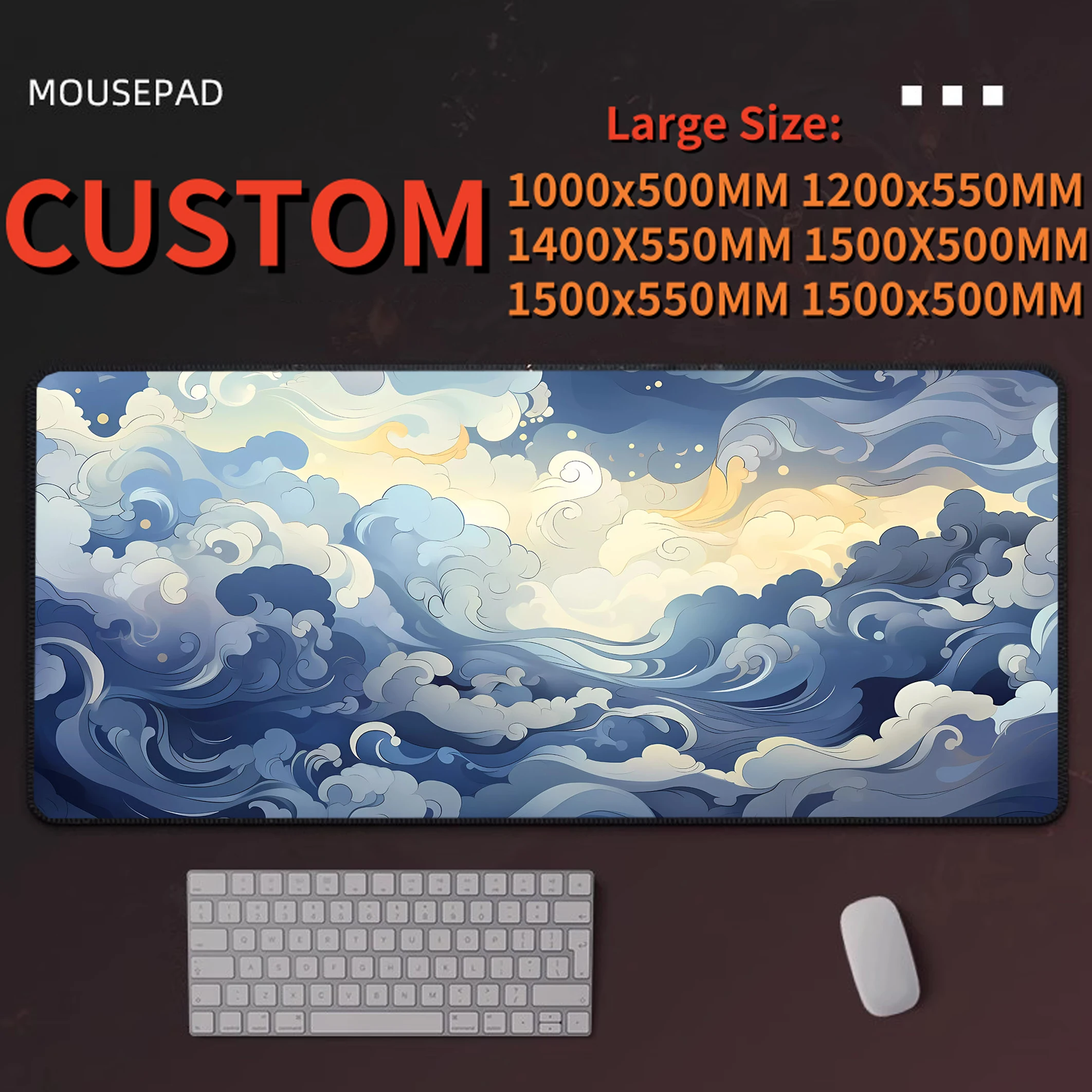 Large Gaming Mats Wave Gaming Mats Keyboard Mousepad Big Gaming Desk Mat Mouse Pad Playmat Mat XXL Size Custom Print Mousepad
Large Gaming Mats Wave Gaming Mats Keyboard Mousepad Big Gaming Desk Mat Mouse Pad Playmat Mat XXL Size Custom Print Mousepad