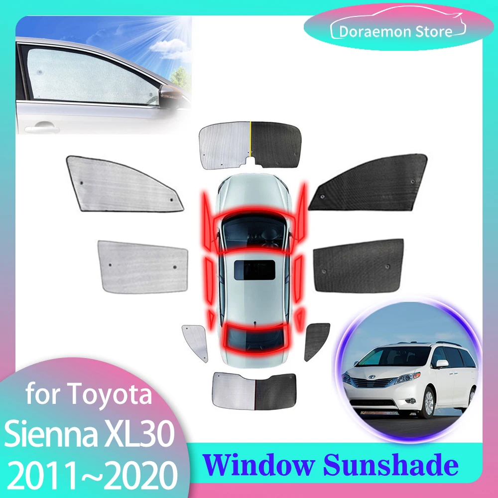 Car Sun Visor for Toyota Sienna XL30 XLE SE 2011~2020 Rear Side Window Visor Mats Front Sunshade Windshields Curtain Accessories
Car Sun Visor for Toyota Sienna XL30 XLE SE 2011~2020 Rear Side Window Visor Mats Front Sunshade Windshields Curtain Accessories