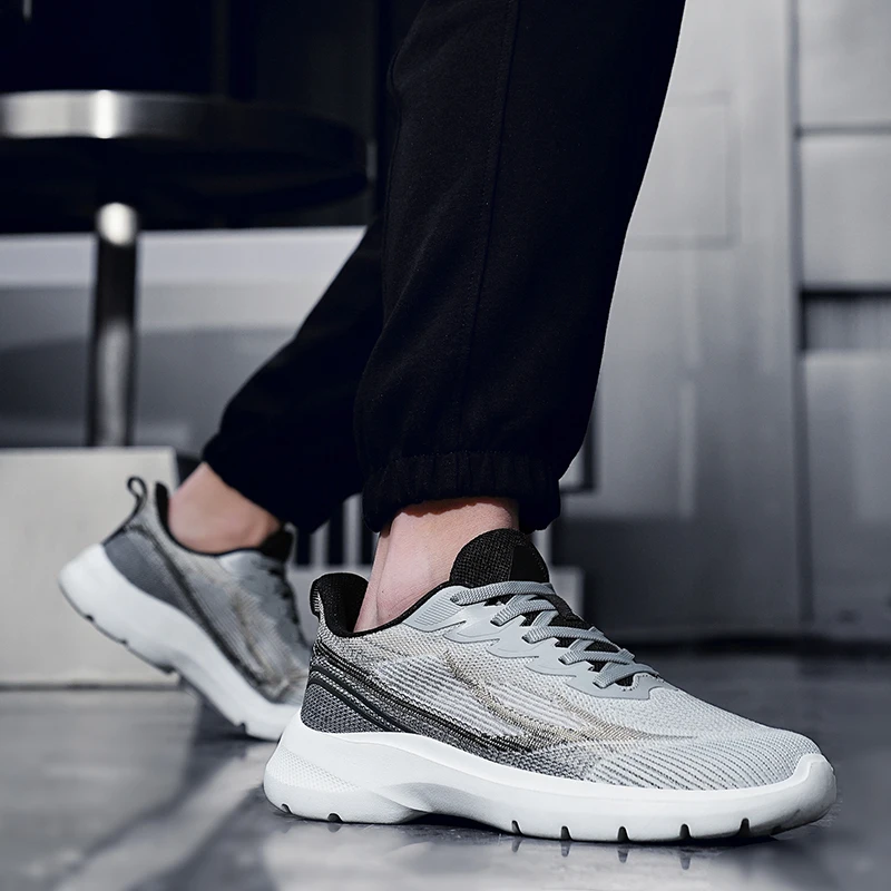 New Men's Mesh Running Thick Sole Anti Slip Walking Outdoor Tennis Lightweight Sports Shoes Comfortable Training Jogging Shoes
New Men's Mesh Running Thick Sole Anti Slip Walking Outdoor Tennis Lightweight Sports Shoes Comfortable Training Jogging Shoes