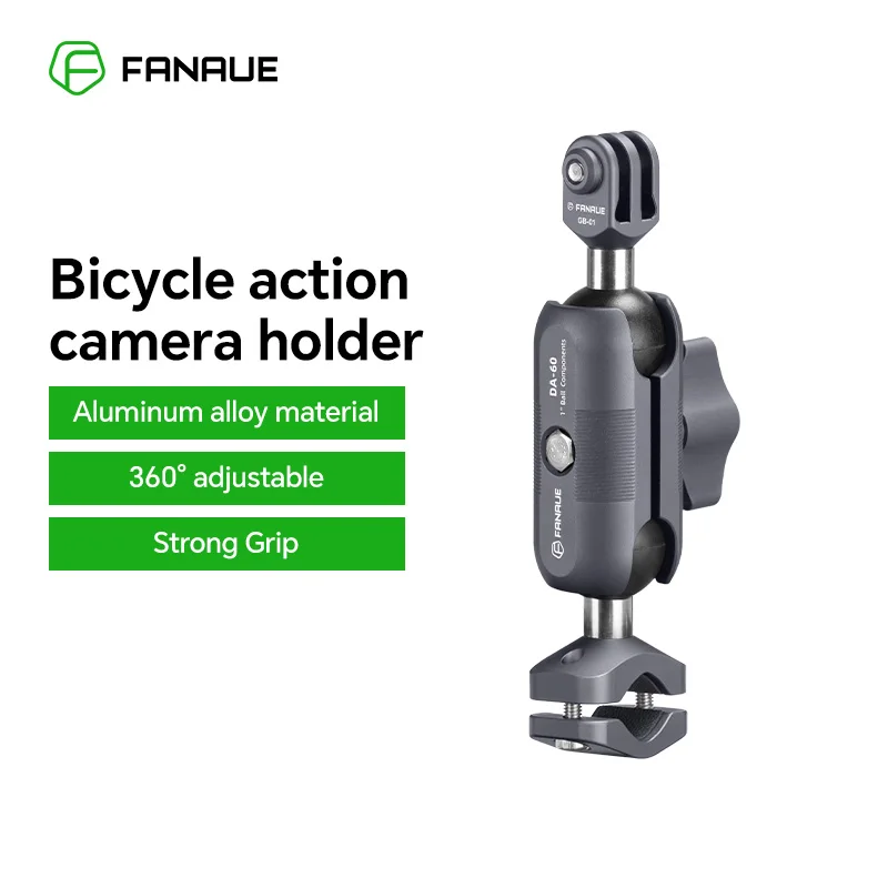 FANAUE Aluminum Alloy Motorcycle DJI Sports Camera Bracket Rearview Mirror Rod Installation Non-slip Stable aAnd Shock-resistant
FANAUE Aluminum Alloy Motorcycle DJI Sports Camera Bracket Rearview Mirror Rod Installation Non-slip Stable aAnd Shock-resistant