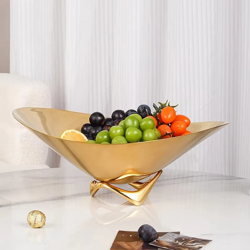 Home 304 Stainless Steel Light Luxury Creative Plate Home Living Room Fruit Snack Serving Tray Hotel Decoration
Home 304 Stainless Steel Light Luxury Creative Plate Home Living Room Fruit Snack Serving Tray Hotel Decoration