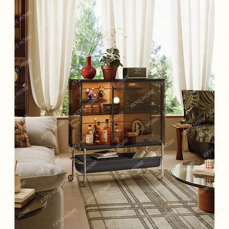 Q Side Cabinet Movable Living Room Storage Cabinet Solid Wood Storage Cabinet
Q Side Cabinet Movable Living Room Storage Cabinet Solid Wood Storage Cabinet