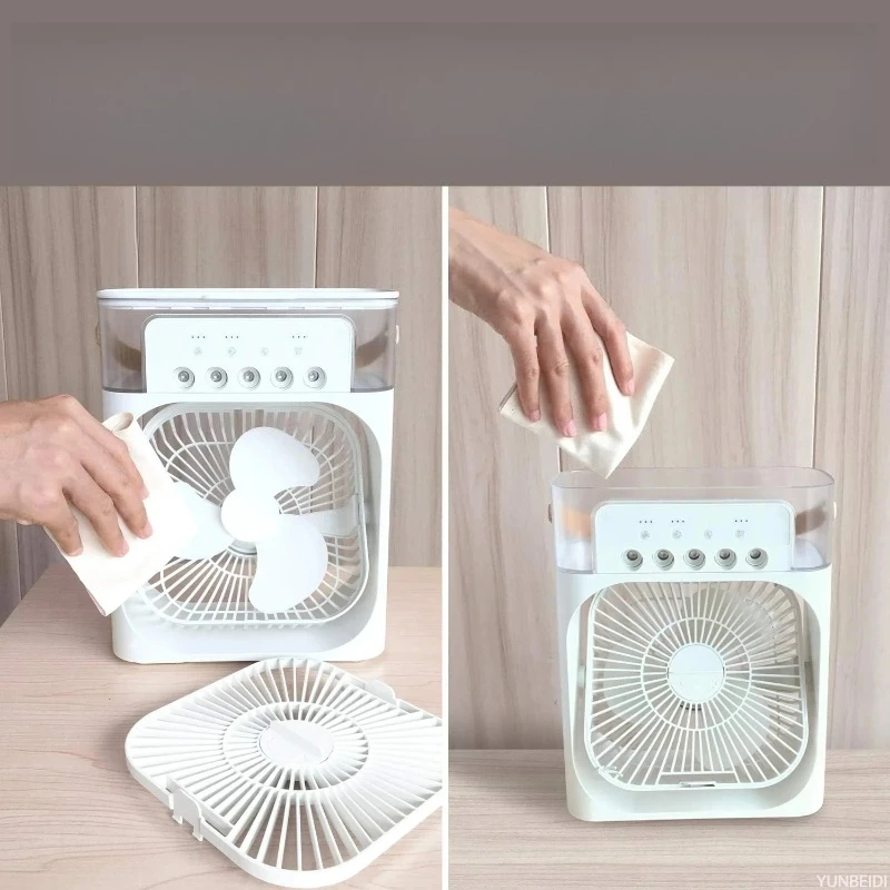 Three-in-one Fan Air Conditioner LED Light Portable Humidifier Air Conditioner Fan 3/4 Wind Speed Outdoor Travel Water Spray Fan
Three-in-one Fan Air Conditioner LED Light Portable Humidifier Air Conditioner Fan 3/4 Wind Speed Outdoor Travel Water Spray Fan