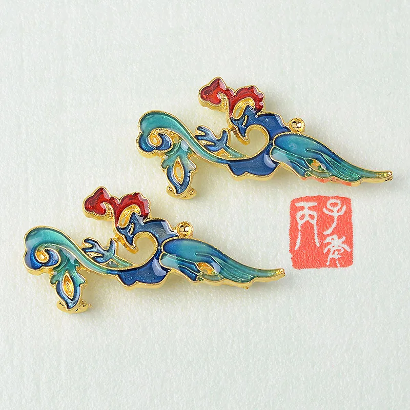 100 pieces set of antique burning blue and dripping oil hairpin DIY handmade antique Hanfu walking headdress hairpin material 
100 pieces set of antique burning blue and dripping oil hairpin DIY handmade antique Hanfu walking headdress hairpin material