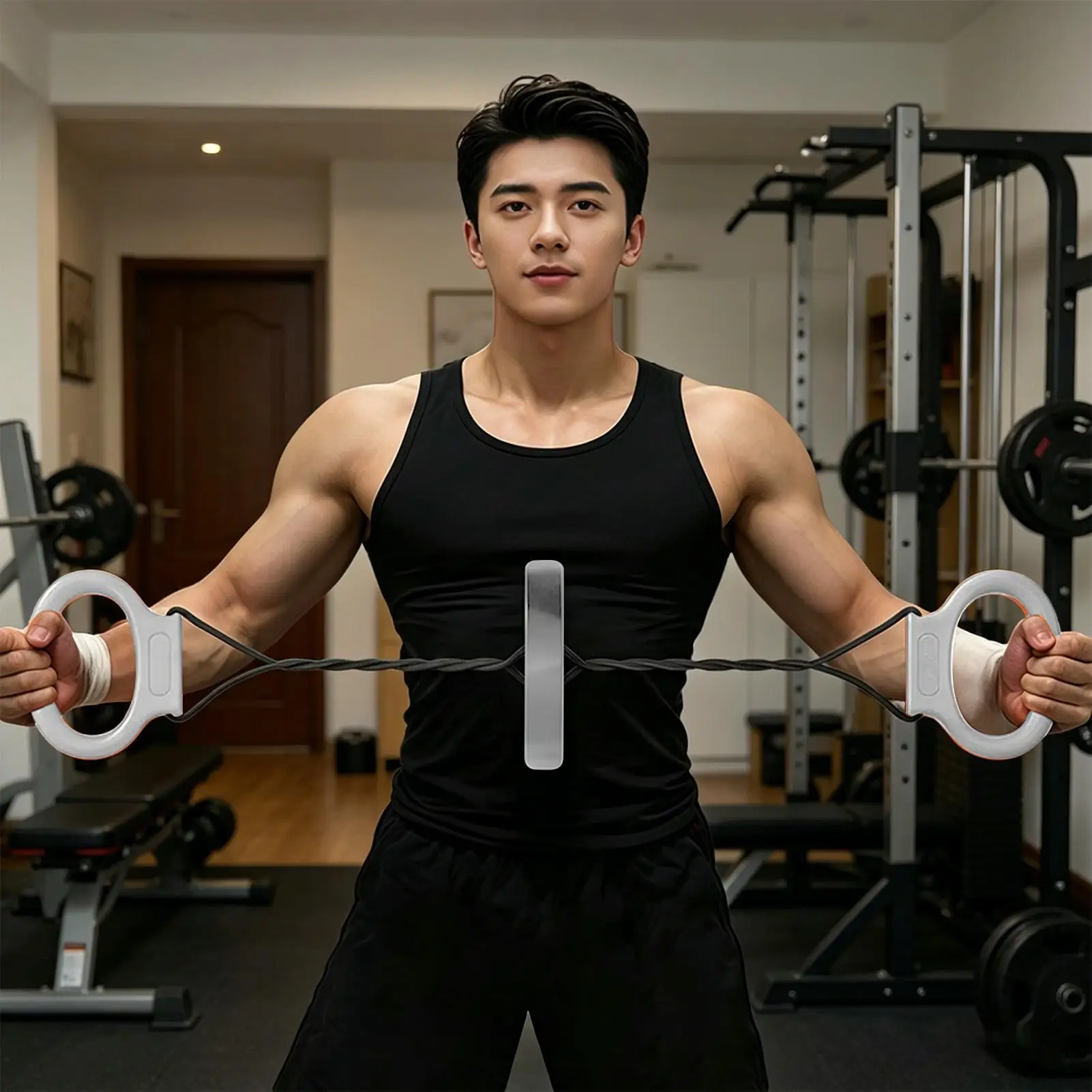 Chest Trainer Flywheel Rotation With Anti-Slip Handle Arm Muscle Training Exerciser For Home Office Dormitory Travel Men And
Chest Trainer Flywheel Rotation With Anti-Slip Handle Arm Muscle Training Exerciser For Home Office Dormitory Travel Men And