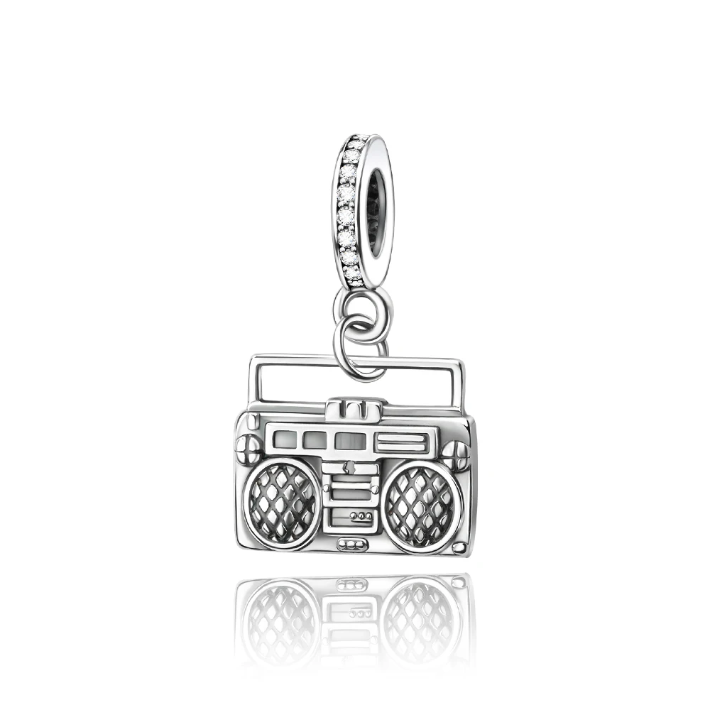 Ahthen 925 Sterling Silver Hot Sale Bead Tape recorder Dangle Charm fit Snake Chain Bracelets Necklaces for Women Jewelry Making
Ahthen 925 Sterling Silver Hot Sale Bead Tape recorder Dangle Charm fit Snake Chain Bracelets Necklaces for Women Jewelry Making