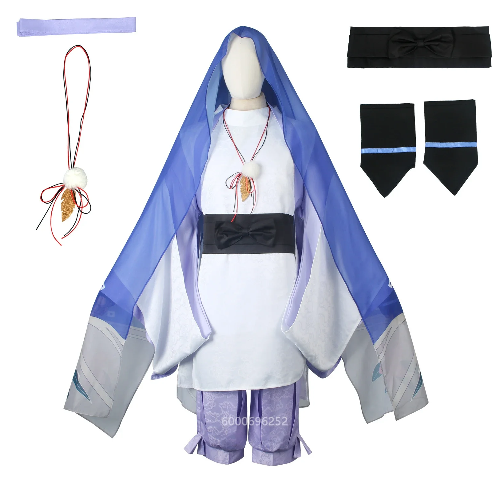 Genshin Impact Scaramouche Fatui Balladeer Kunikuzushi Cosplay Costume Kabukimono Halloween Carnival Party Suit for Women
Genshin Impact Scaramouche Fatui Balladeer Kunikuzushi Cosplay Costume Kabukimono Halloween Carnival Party Suit for Women