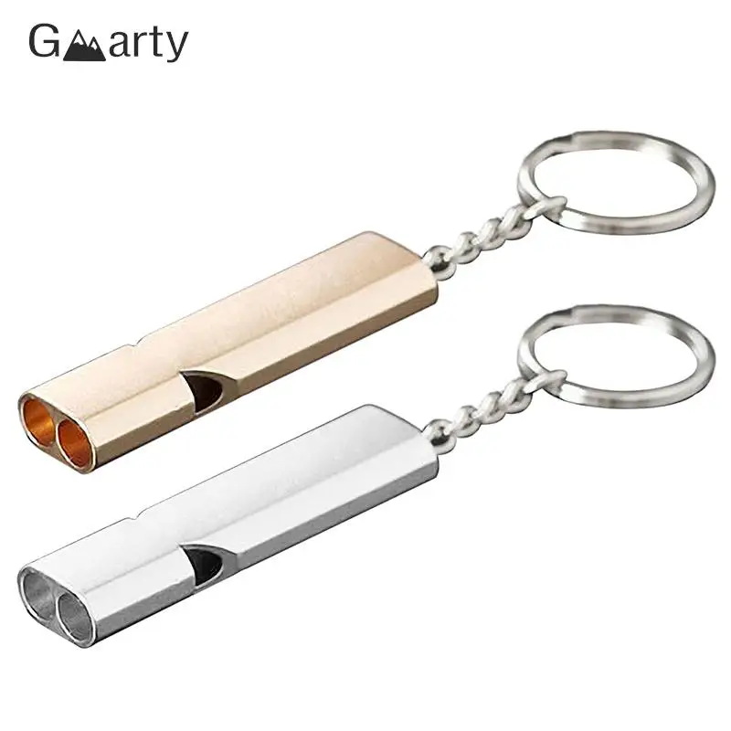Outdoor Survival Whistle Double Pipe Camping Hiking Emergency Survival Tools Team Sports Whistle Portable Multifunction Keychain
Outdoor Survival Whistle Double Pipe Camping Hiking Emergency Survival Tools Team Sports Whistle Portable Multifunction Keychain