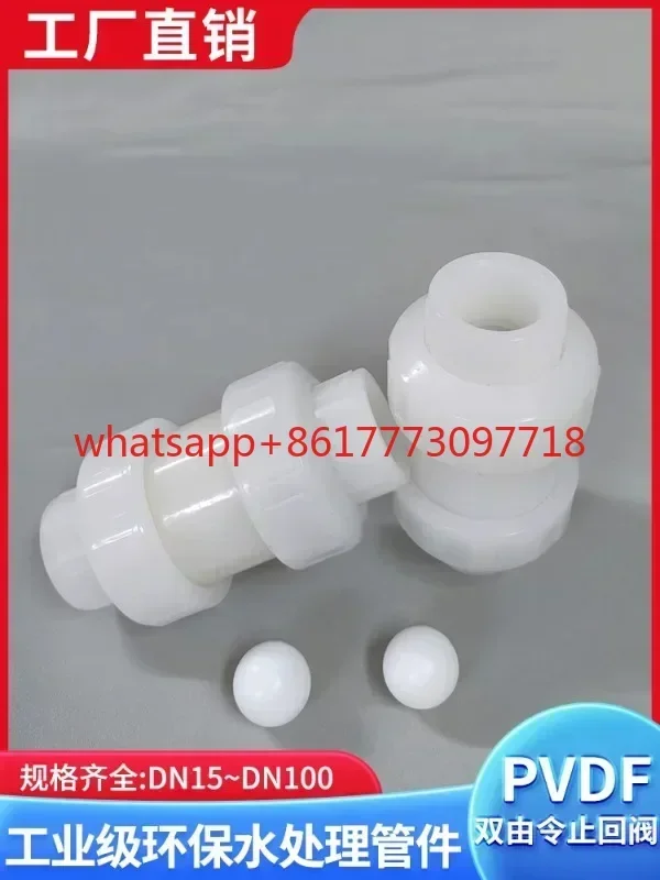 Двойной обратный клапан из ПВДФ. Двухсоединительный обратный клапан из ПВДФ. Обратный клапан из кислотной щелочной устойчивой к коррозии пластиковый обратный клапан химического класса.
Двойной обратный клапан из ПВДФ. Двухсоединительный обратный клапан из ПВДФ. Обратный клапан из кислотной щелочной устойчивой к коррозии пластиковый обратный клапан химического класса.