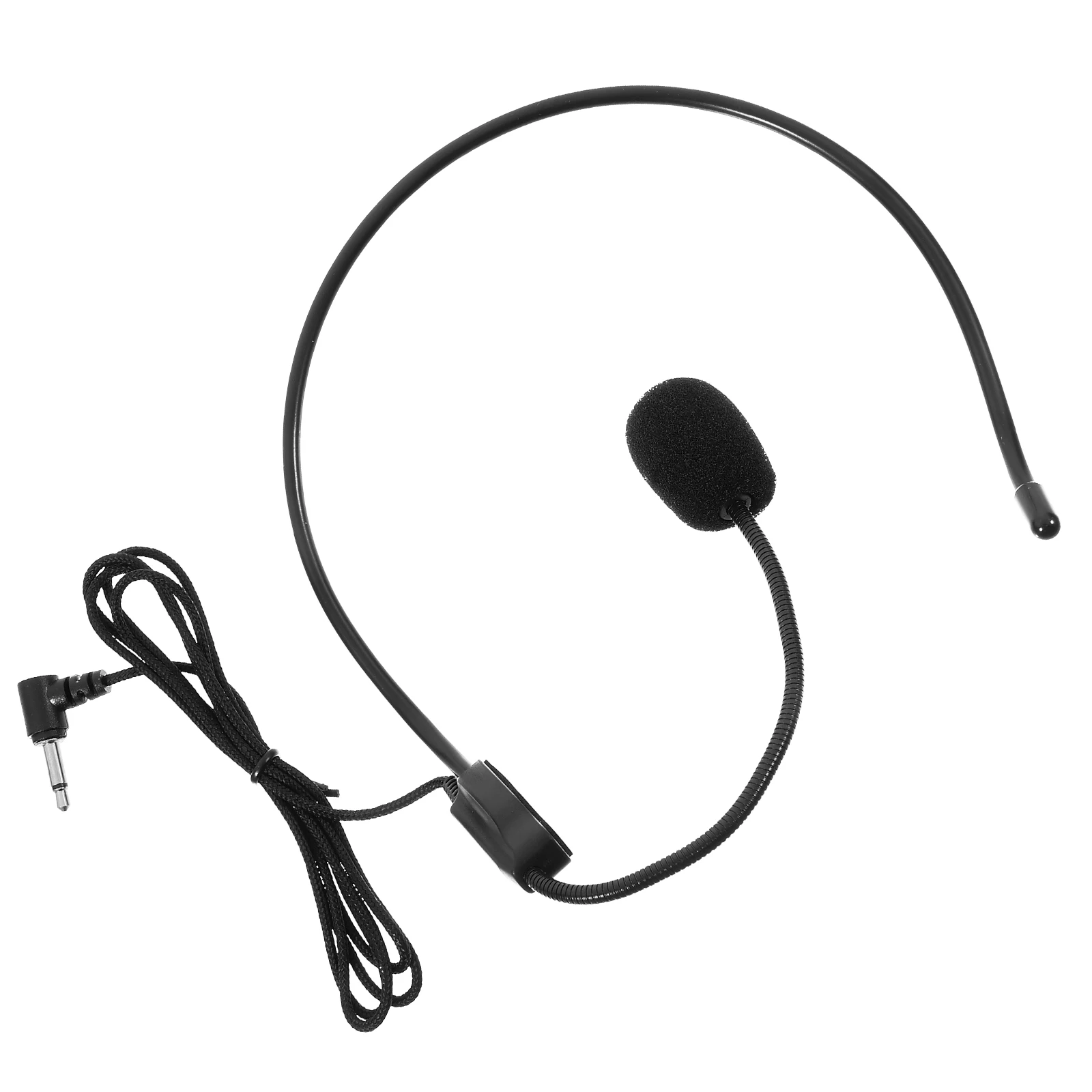 Ear Megaphone Microphone Head-worn Wired Headset Black Adjustable Headband Crystal Sound Teachers Guides 35mm Compatibility
Ear Megaphone Microphone Head-worn Wired Headset Black Adjustable Headband Crystal Sound Teachers Guides 35mm Compatibility