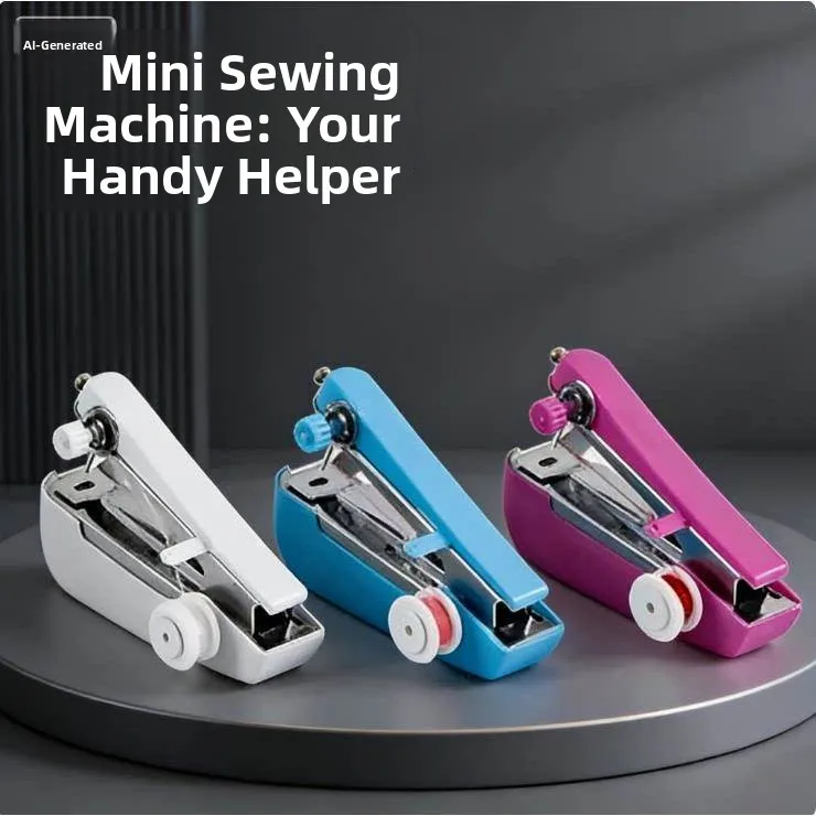 Portable Handheld Sewing Machine Simple DIY Clothing Repair Tiny Sewing Machine Home Fabric Art Craft Tool Set
Portable Handheld Sewing Machine Simple DIY Clothing Repair Tiny Sewing Machine Home Fabric Art Craft Tool Set
