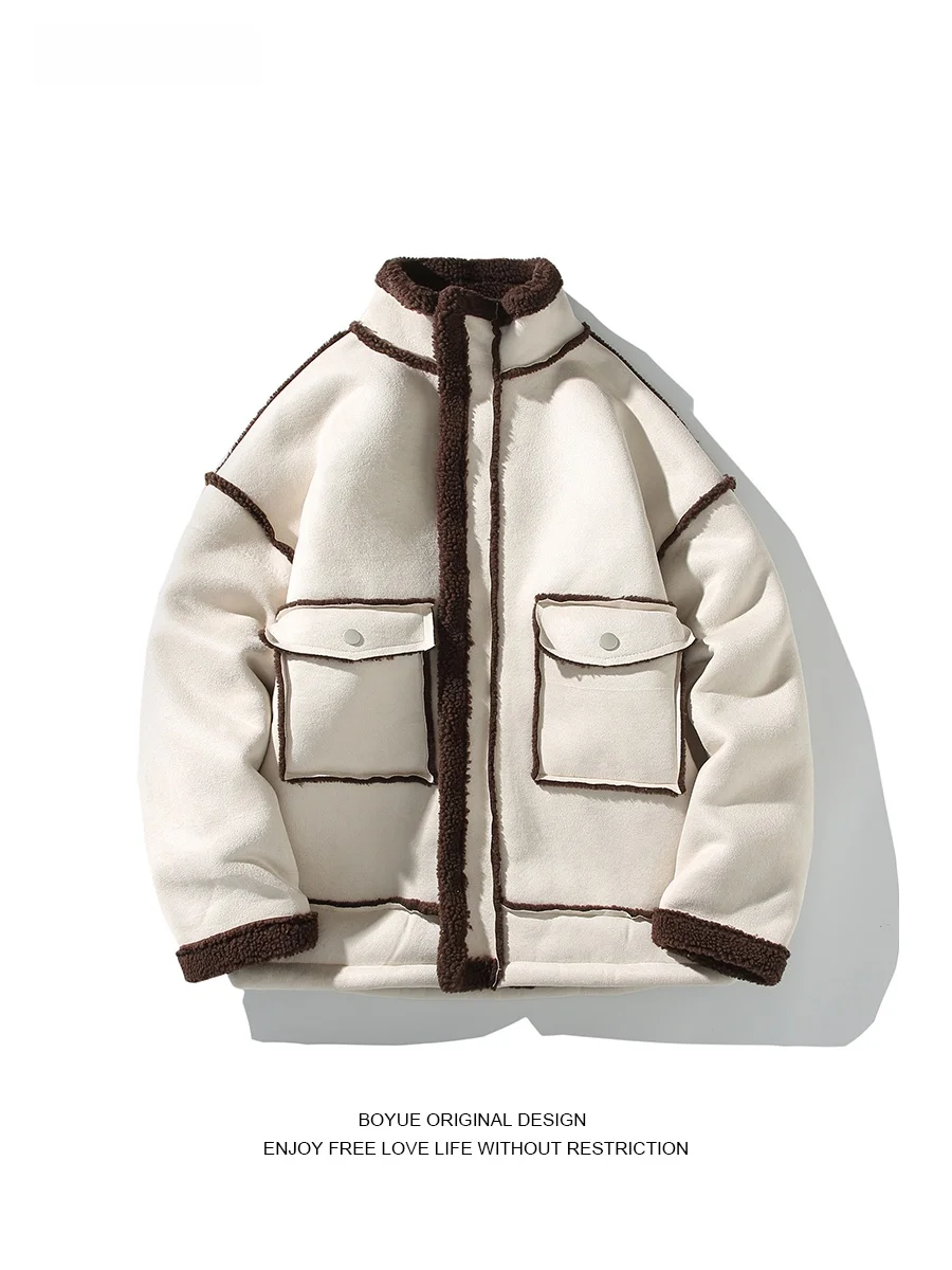 Зимняя теплая куртка Boyue из овечьей замши и вельвета, повседневная, больших размеров, с эффектом люкс, устойчивая к холоду, для мужчин и женщин
Зимняя теплая куртка Boyue из овечьей замши и вельвета, повседневная, больших размеров, с эффектом люкс, устойчивая к холоду, для мужчин и женщин