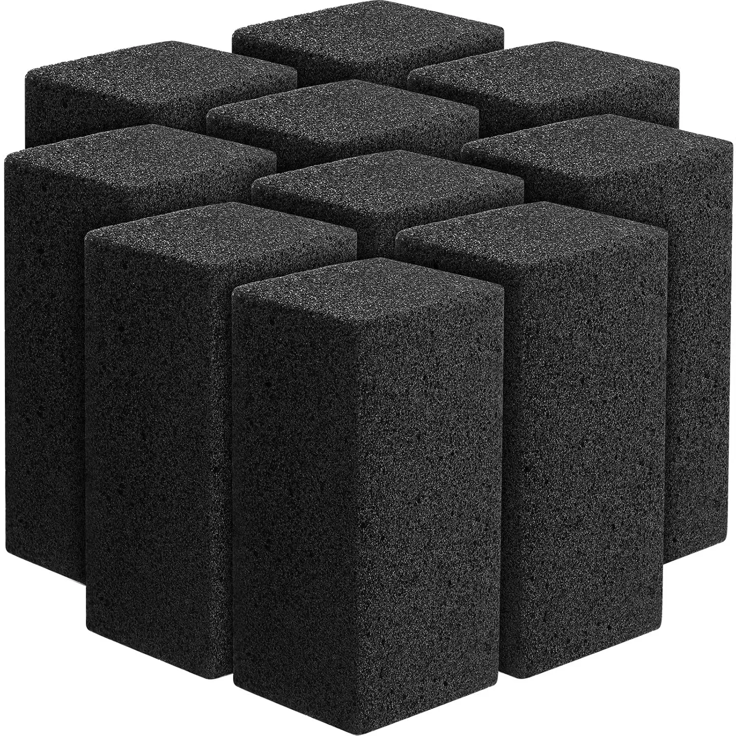 10 шт. сверхмощные камни для чистки гриля пемза, многоразовые для решеток для барбекю и сковородок - черный
10 шт. сверхмощные камни для чистки гриля пемза, многоразовые для решеток для барбекю и сковородок - черный