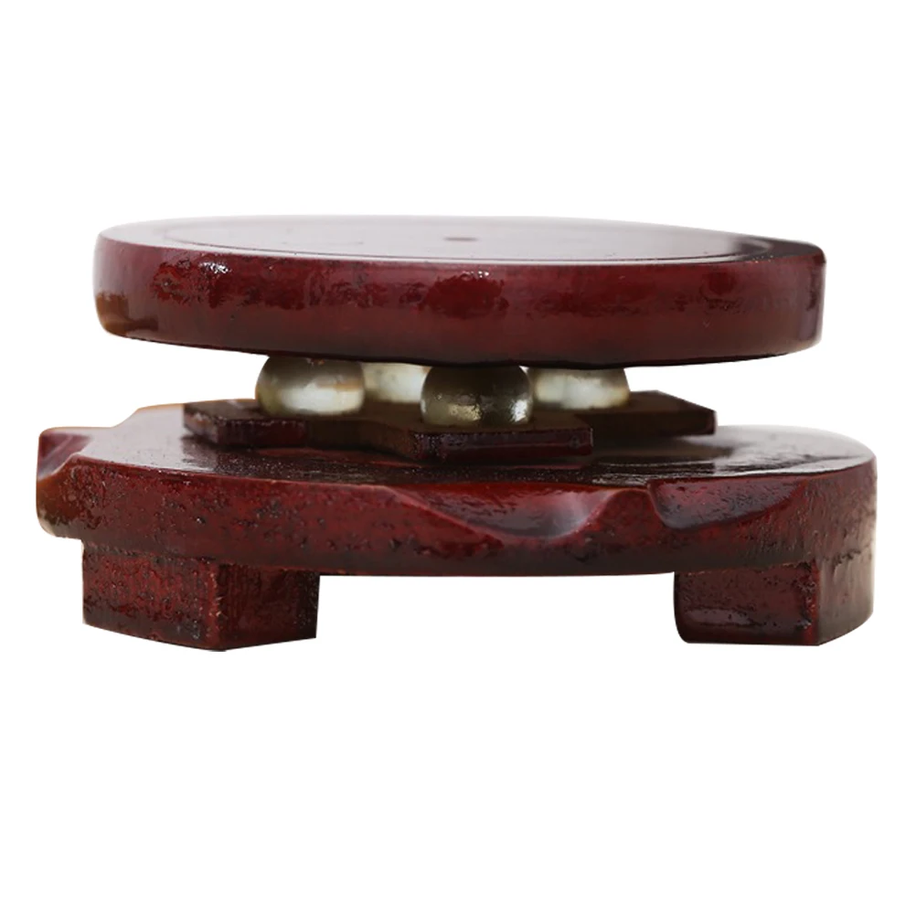 Rotating Base Ornament Stand Round Wood Display Platform Mini Bonsai Statue Rack Sturdy Storage Desk Garden Room Craft
Rotating Base Ornament Stand Round Wood Display Platform Mini Bonsai Statue Rack Sturdy Storage Desk Garden Room Craft