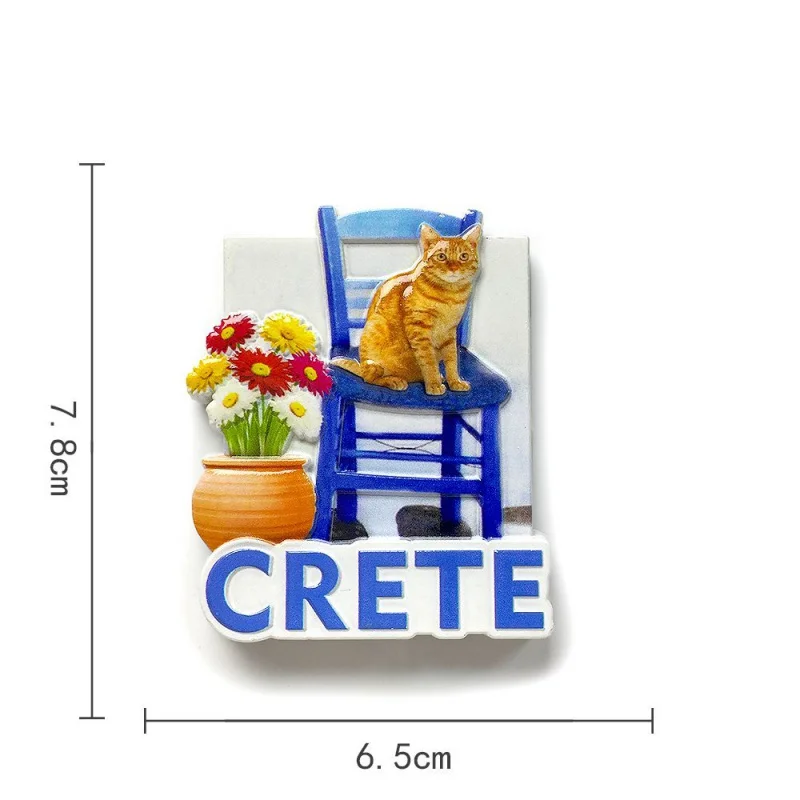 Crete, Greece Travel Souvenir Decoration Crafts Cute Cat Creative Collection Magnetic Refrigerator Magnet
Crete, Greece Travel Souvenir Decoration Crafts Cute Cat Creative Collection Magnetic Refrigerator Magnet