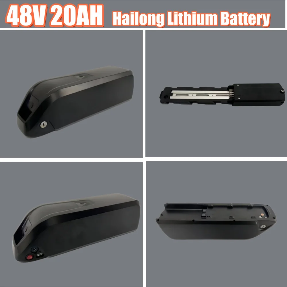 Hailong 5-pin 48v 36v battery 20Ah lithium-ion battery pack, suitable for BAFANG, Tongsheng 1000W 500W 350W 250W motor kit +bms
Hailong 5-pin 48v 36v battery 20Ah lithium-ion battery pack, suitable for BAFANG, Tongsheng 1000W 500W 350W 250W motor kit +bms