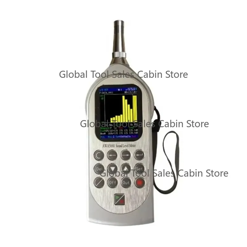 Цифровой интегрированный измеритель уровня звука с большим цветным экраном, класс 2, AWA5688, диапазон измерения шума дорожного движения, звук 28-133 дБ
Цифровой интегрированный измеритель уровня звука с большим цветным экраном, класс 2, AWA5688, диапазон измерения шума дорожного движения, звук 28-133 дБ