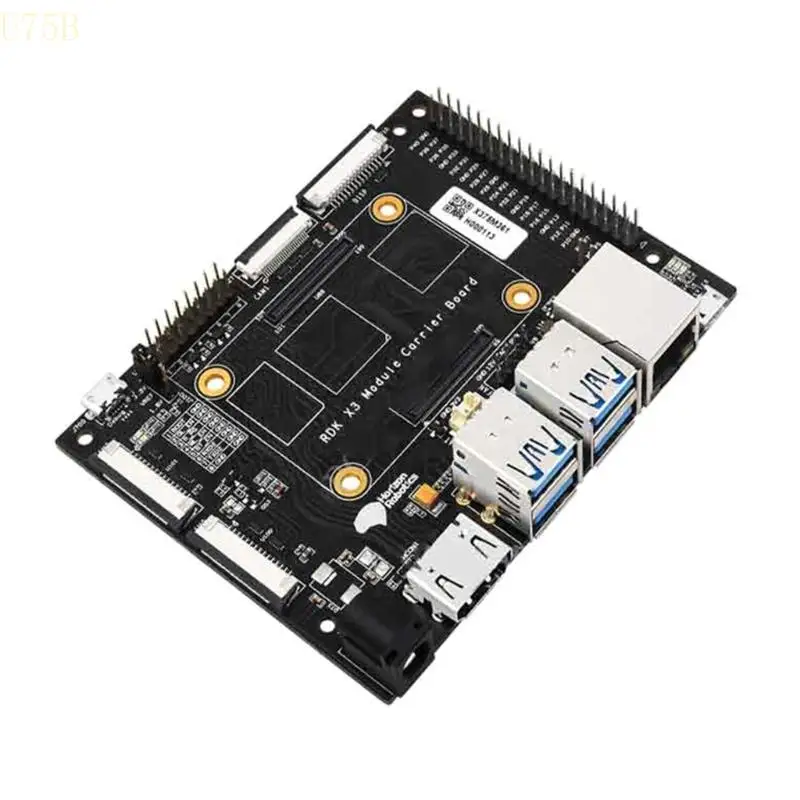 U75B RDK X3MD Board Enhancing Efficiency with MIPICSI 40PIN Header RJ45 Ethernet USB3.0 Adapter Board Module
U75B RDK X3MD Board Enhancing Efficiency with MIPICSI 40PIN Header RJ45 Ethernet USB3.0 Adapter Board Module
