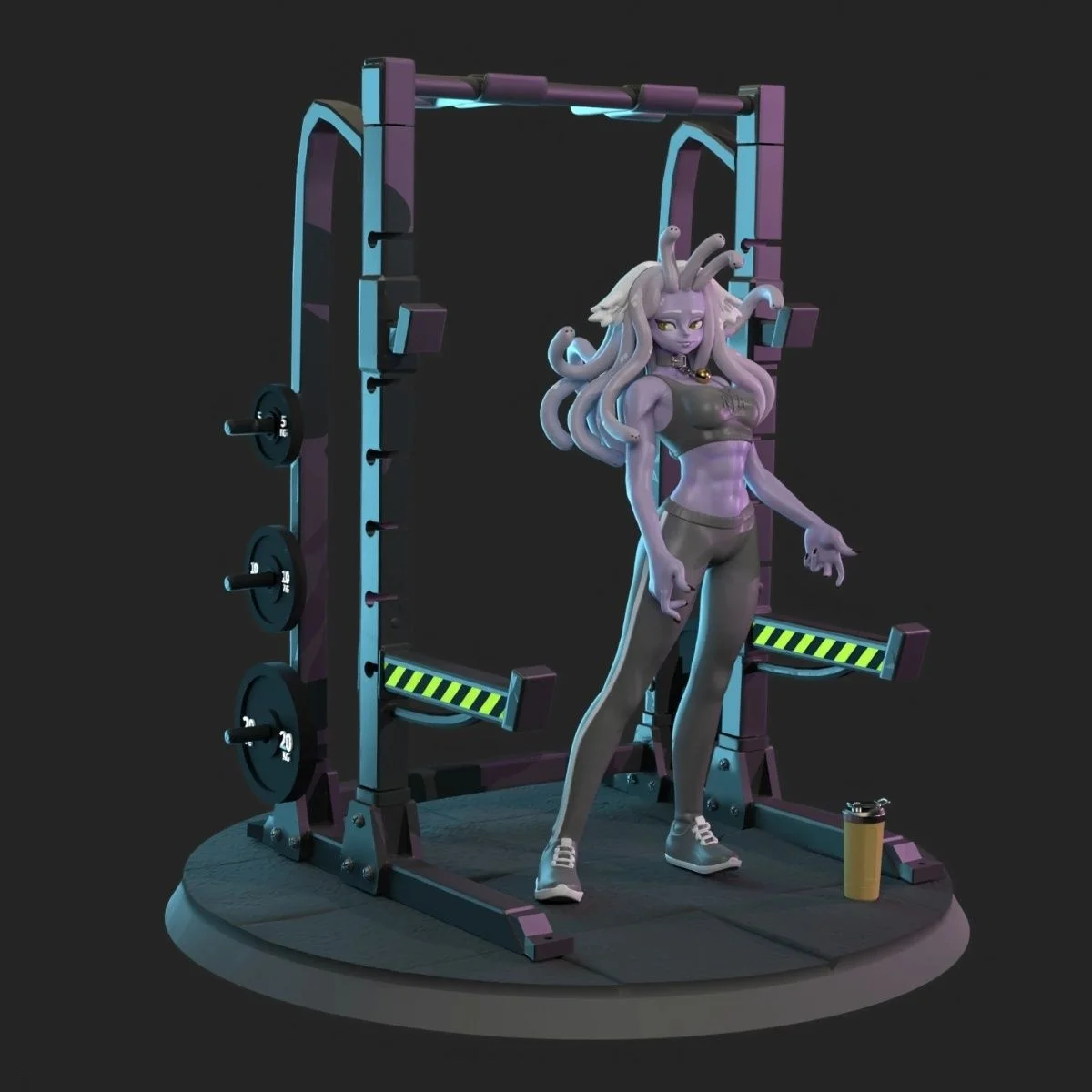 1/24 Scale 80mm height Resin Figure Assemble Model Kit Medusa for fitness Unassembled Unpainted 3D printed toy 1328
1/24 Scale 80mm height Resin Figure Assemble Model Kit Medusa for fitness Unassembled Unpainted 3D printed toy 1328