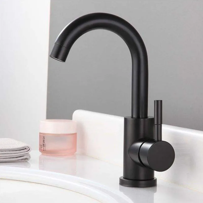 304 Stainless Steel Brushed Gold Bathroom Basin Faucet Deck Mounted Cold And Hot Water Mixer Sink Tap Single Handle Bathroom Tap
304 Stainless Steel Brushed Gold Bathroom Basin Faucet Deck Mounted Cold And Hot Water Mixer Sink Tap Single Handle Bathroom Tap
