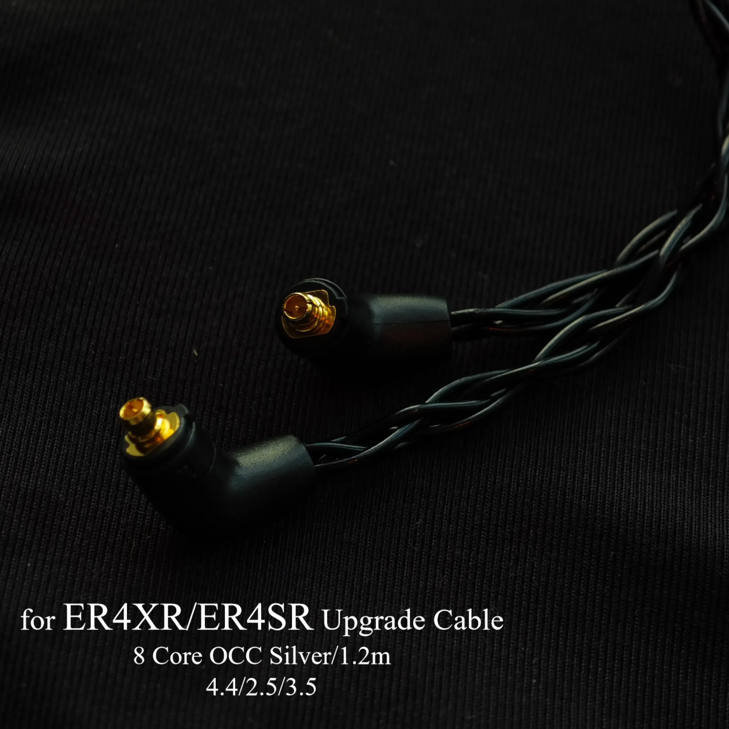 ER4XR, ER4SR, ER3SR, ER3SE Headphone Upgrade Cable with Mic, 8-Core, 4.4mm Balanced, Compatible with Etymotic
ER4XR, ER4SR, ER3SR, ER3SE Headphone Upgrade Cable with Mic, 8-Core, 4.4mm Balanced, Compatible with Etymotic