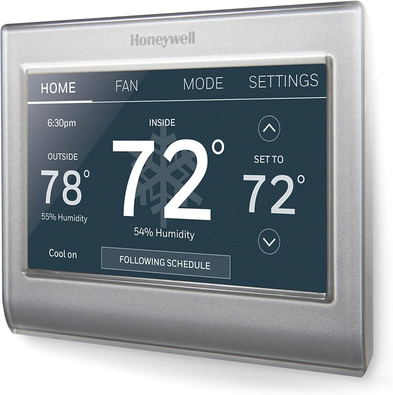 RTH9585WF1004 Wi-Fi Smart Color Thermostat, 7 Day Programmable, Touch Screen, Energy Star, Alexa Ready
RTH9585WF1004 Wi-Fi Smart Color Thermostat, 7 Day Programmable, Touch Screen, Energy Star, Alexa Ready
