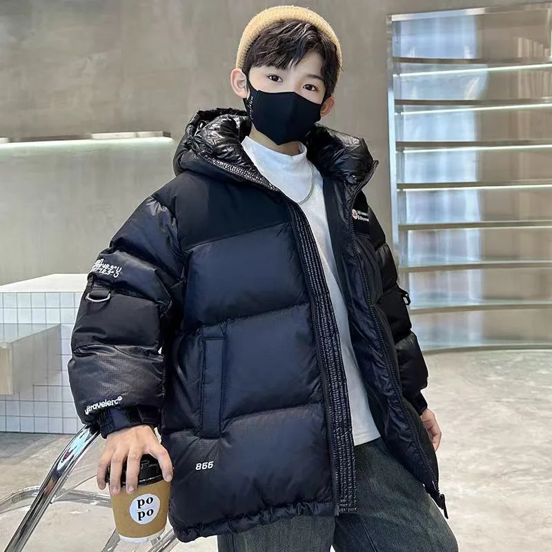 2025 New Boys' Winter Thickened Cotton Loose Coat Trendy & Fashionable Big & Tall Kids Jacket
2025 New Boys' Winter Thickened Cotton Loose Coat Trendy & Fashionable Big & Tall Kids Jacket